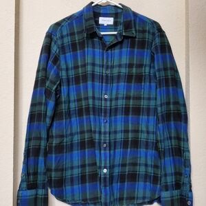 Penfield Flannel Plaid Grunge Shirt.  Size Large